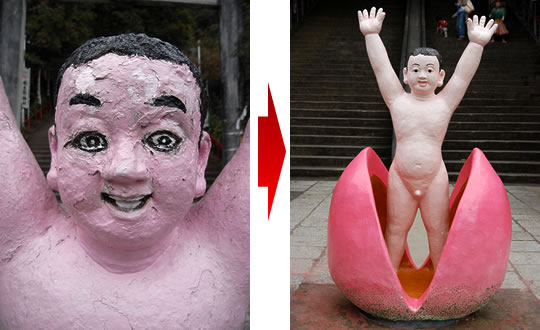 桃太郎神社修復活動