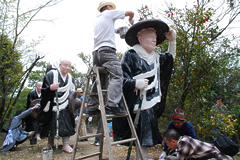 「箱根権現御饗応」（はこねごんげん ごきょうおう）　修復