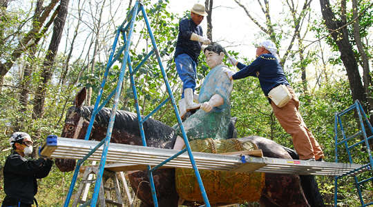 五色園 第10次修復活動のもよう