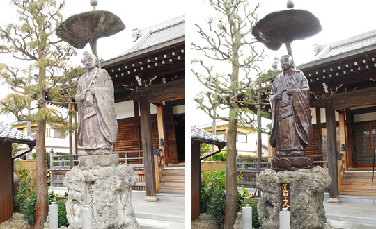 正明寺 蓮如上人像　修復活動のもよう